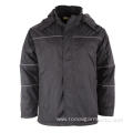 Black 100% Nylon Winter Jacket